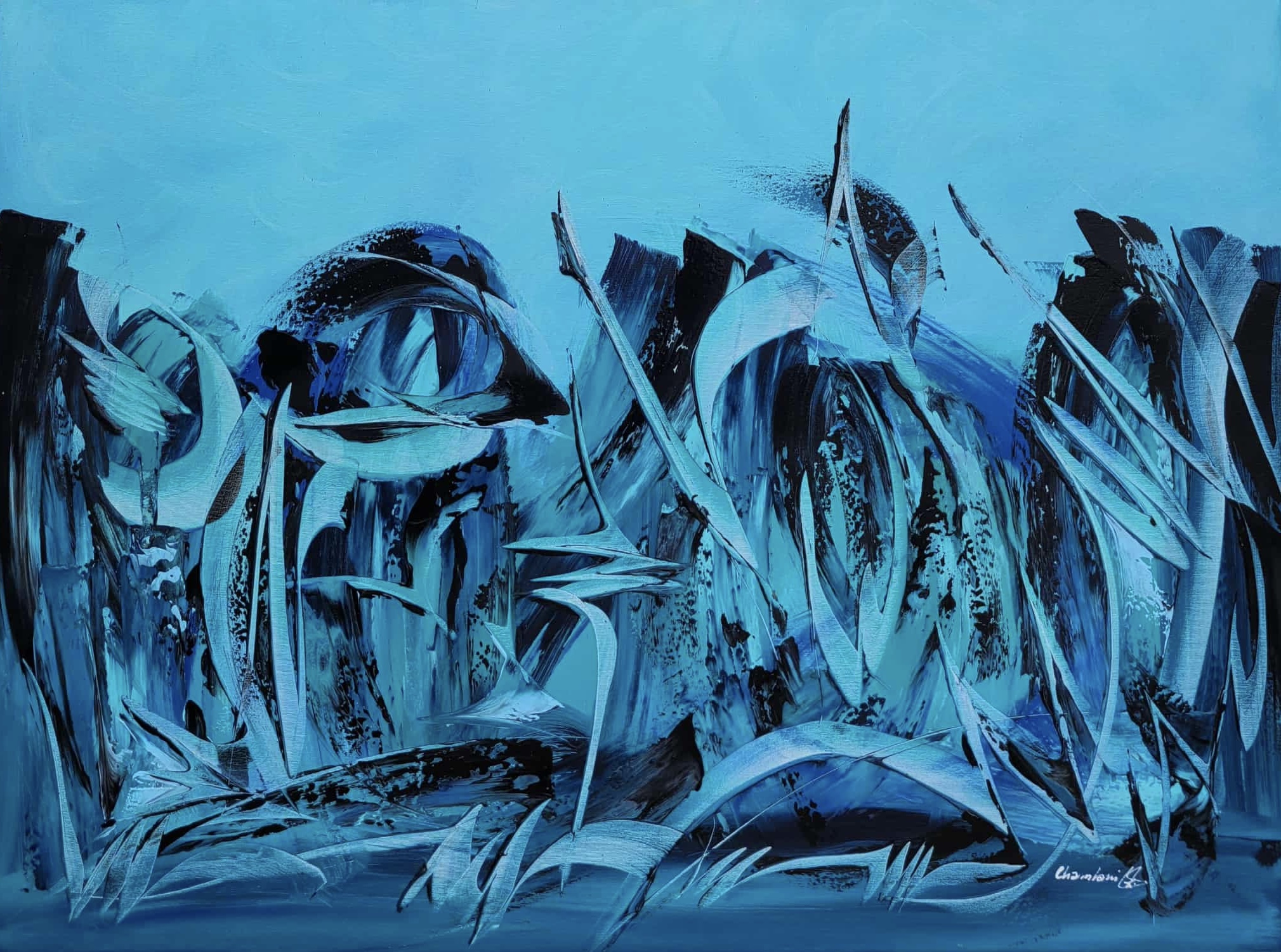 TITRE :LAVIBRATION DU BLEU