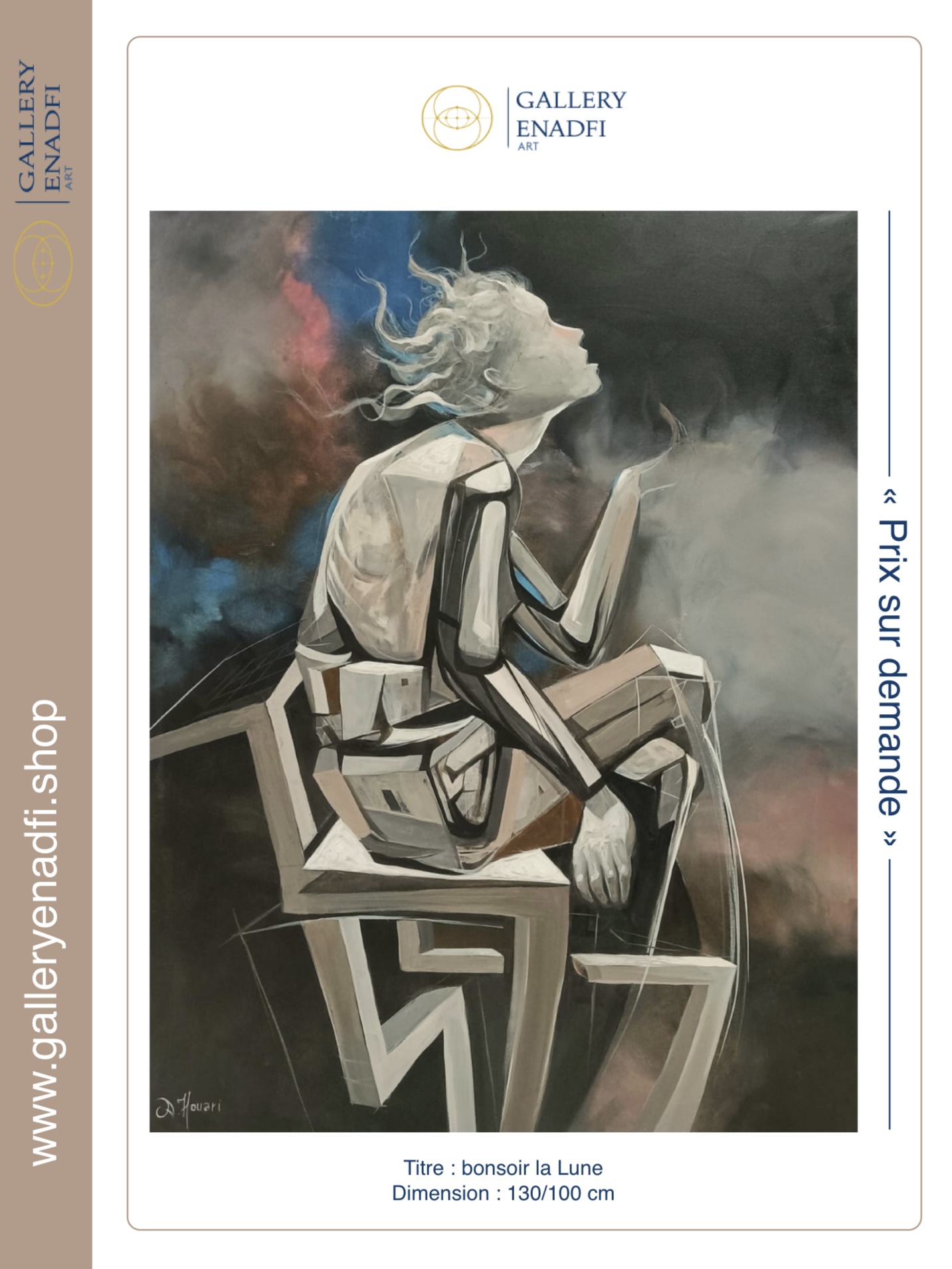 Titre : bonsoir la Lune